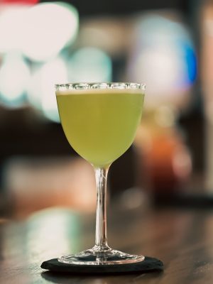 Greenskeeper Cocktail - A drink available at Open Road Distillary